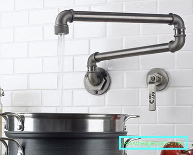 Mixer neagră în design interior Mixer neagră în design interior