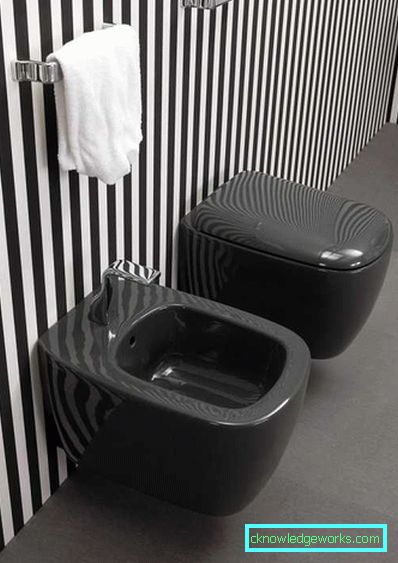 Toaletele negre: tendințele de design actuale Negru toalete de toaletă: tendințe de design moderne