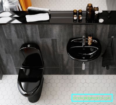 Negru toalete de toaletă: tendințe de design moderne Negru toalete de toaletă: tendințe de design moderne