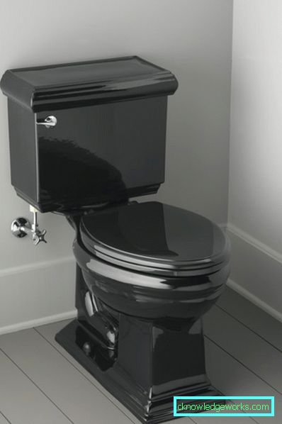 Toaletele negre: tendințele de design actuale Negru toalete de toaletă: tendințe de design moderne