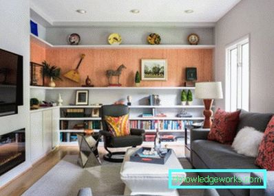 50 de decor în camera de zi - fotografie perfectă