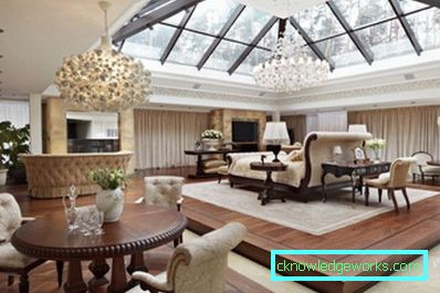 50 de decor în camera de zi - fotografie perfectă