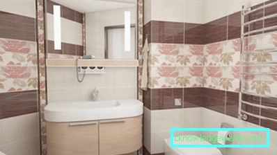 Tigla pentru baie - 54 de idei de fotografie pentru crearea unui fundal de designer
