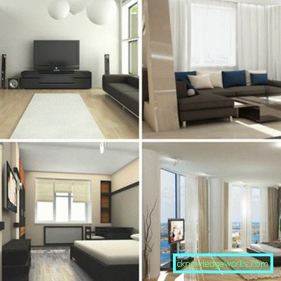 Interiorul în stilul minimalismului - 55 de fotografii folosind un format auster
