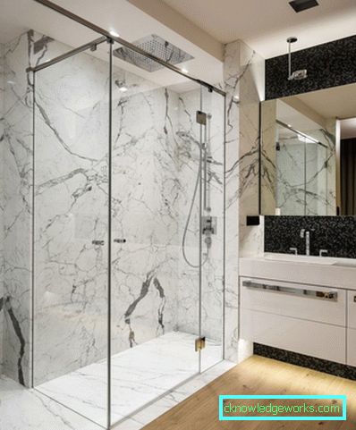Baie 5 pătrat. m. - 51 de fotografii de design pentru a crea confort
