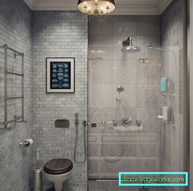 Baie 5 pătrat. m. - 51 de fotografii de design pentru a crea confort