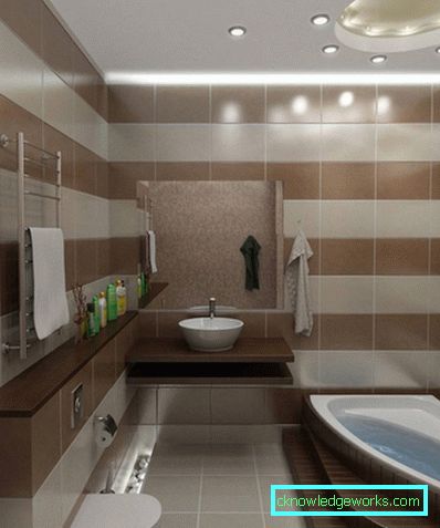Baie 5 pătrat. m. - 51 de fotografii de design pentru a crea confort