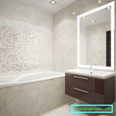 Baie 5 pătrat. m. - 51 de fotografii de design pentru a crea confort