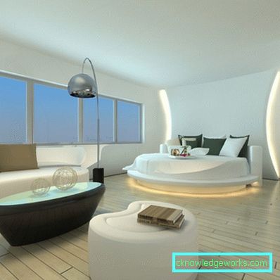 Dormitor minimalism - o descriere a modului de a crea acest stil (58 fotografii)