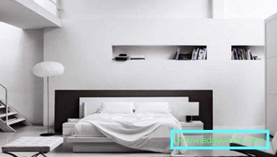 Dormitor minimalism - o descriere a modului de a crea acest stil (58 fotografii)