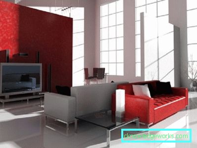 Camera de zi în stilul High Tech - 78 de fotografii ale noului interior modern 2017