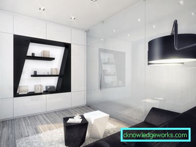 Camera de zi în stilul High Tech - 78 de fotografii ale noului interior modern 2017
