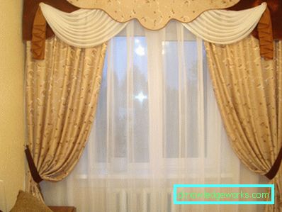 Perdele în sală - 100 exemple de fotografie de cel mai bun design în stil modern