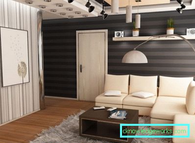 Camera de zi în stilul High Tech - 78 de fotografii ale noului interior modern 2017