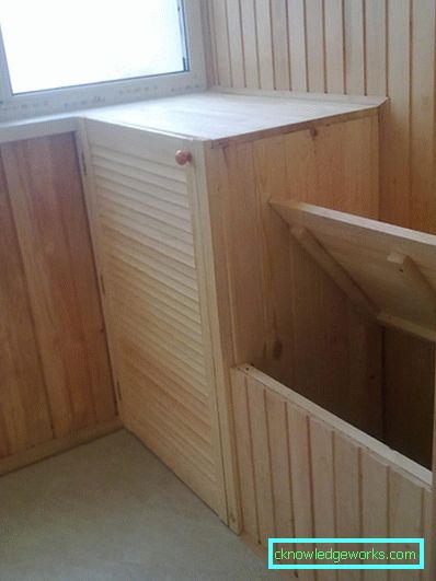 Sertar pe balcon pentru produse - instrucțiuni pas cu pas (70 fotografii)