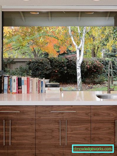 Bucătărie cu o fereastră - Top 100 de idei de design frumoase în galeria foto 2017