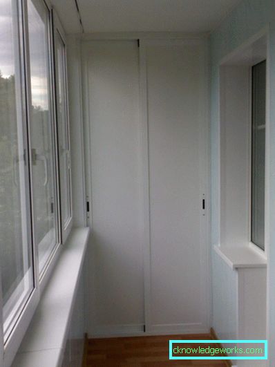 Dulap pe balcon - 70 de fotografii de opțiuni de design uimitoare.