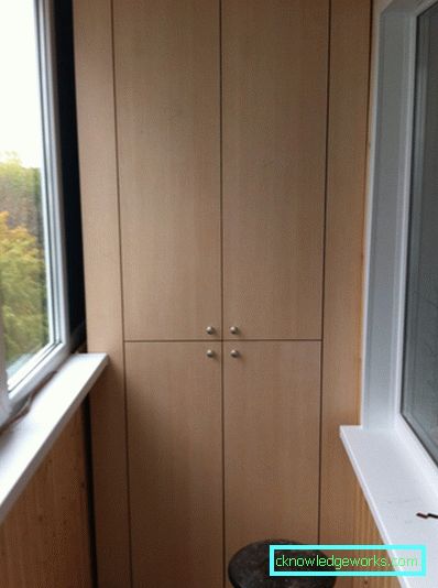 Dulap pe balcon - 70 de fotografii de opțiuni de design uimitoare.
