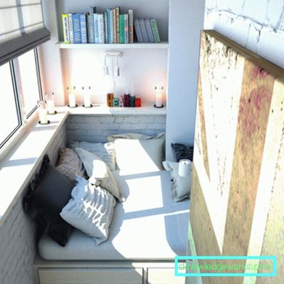 Tavanul pe balcon într-un stil modern - 55 de fotografii de idei de design