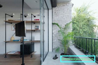 Tavanul pe balcon într-un stil modern - 55 de fotografii de idei de design