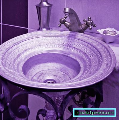 Violet baie - o soluție neobișnuită de design de culoare