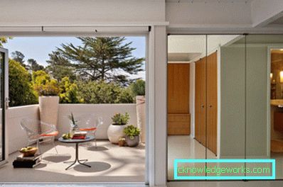 Ușa spre balcon - 77 de fotografii ale opțiunilor de design elegante
