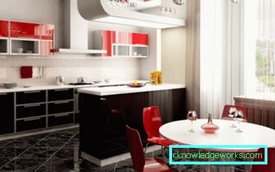 53-Design bucătărie roșie (fotografie)