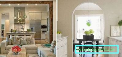 Design de bucătărie-sufragerie-living în apartament