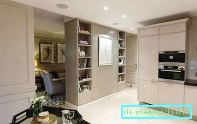 Design de bucătărie-sufragerie-living în apartament