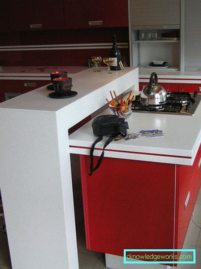 Design de bucătărie cu un bar Design de bucătărie cu un bar