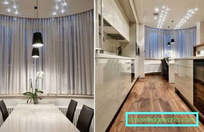 Design de bucătărie cu fereastră în casele seriei p44t - fotografii de interior