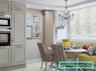 Design de bucătărie cu fereastră în casele seriei p44t - fotografii de interior