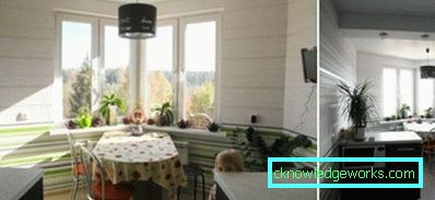 Design de bucătărie cu fereastră în casele seriei p44t - fotografii de interior