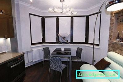 Design de bucătărie cu fereastră în casele seriei p44t - fotografii de interior