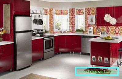 Design de bucatarie cu o fereastra - 50 de fotografii interioare