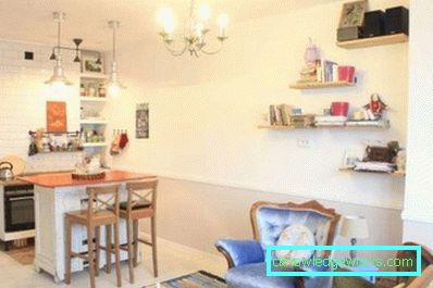 Design de bucătărie cu o insulă - caracteristici