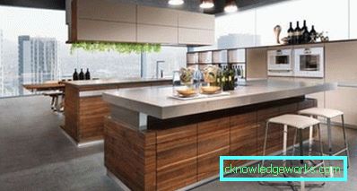 Design de bucătărie cu o insulă - caracteristici