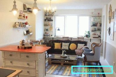 Design de bucătărie cu o insulă - caracteristici