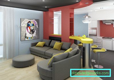 Bucătărie-design de cameră Bucătărie-design de cameră