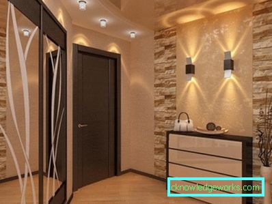 Designul unui hol pătrat în apartament - fotografii reale Designul unui hol pătrat în apartament - fotografii reale