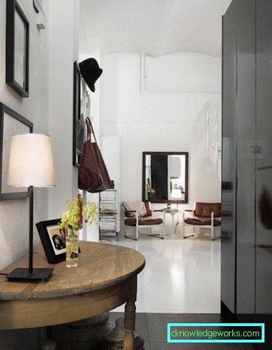 Designul unui hol pătrat în apartament - fotografii reale Designul unui hol pătrat în apartament - fotografii reale