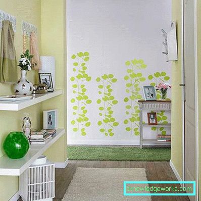 Designul unui hol pătrat în apartament - fotografii reale Designul unui hol pătrat în apartament - fotografii reale