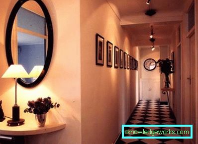 Designul unui hol pătrat în apartament - fotografii reale Designul unui hol pătrat în apartament - fotografii reale