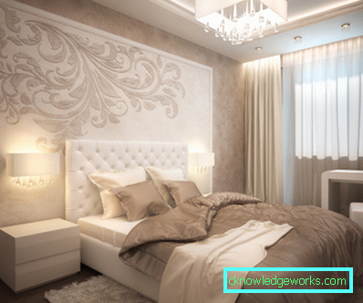 Dormitor de 12 mp. m în stil modern - fotografii reale de interior Dormitor de 12 mp. m în stil modern - fotografii reale de interior
