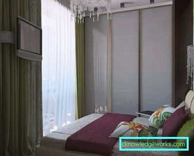 Dormitor de 12 mp. m în stil modern - fotografii reale de interior Dormitor de 12 mp. m în stil modern - fotografii reale de interior