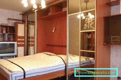 Dormitor de 12 mp. m în stil modern - fotografii reale de interior Dormitor de 12 mp. m în stil modern - fotografii reale de interior