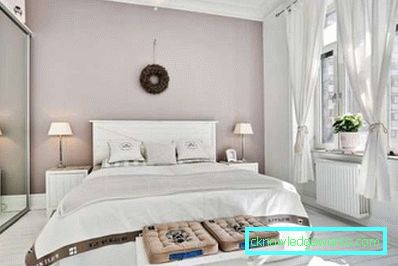 Dormitor de 12 mp. m în stil modern - fotografii reale de interior Dormitor de 12 mp. m în stil modern - fotografii reale de interior