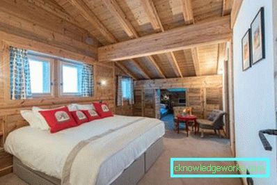 Designul dormitorului în pod - fotografii ale interiorului Designul dormitorului în pod - fotografii ale interiorului