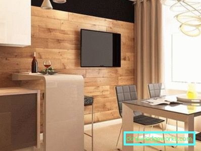 Design de perete de bucătărie - 50 de fotografii de idei de interior