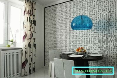 Design de perete de bucătărie - 50 de fotografii de idei de interior